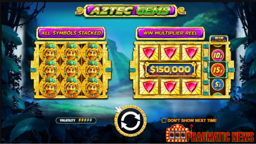 Nikmati keseruan dalam permainan slot online Aztec Gems dari Pragmatic Play yang menggunakan tema nuansa klasik dengan sentuhan budaya kuno Suku Aztec yang memiliki tampilan visual yang kaya warna dan gameplay yang sederhana namun menguntungkan, game ini menjadi pilihan terbaik para pemain yang menginginkan pengalaman bermain yang cepat dan penuh kejutan.
